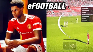 OFFICIAL eFOOTBALL 2022 GAMEPLAY - Better than FIFA 22?