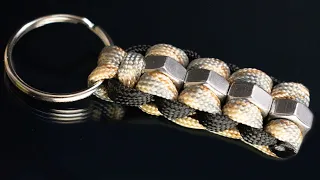 How to make an easy paracord keychain with little paracord