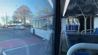 Riding SEPTA Nova Bus LFS Artic HEV 7479 On Route 17 (Centre City to Penn's Landing) 3/19/21