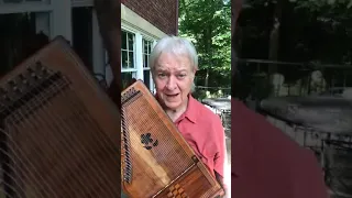 Thom on the Porch singing and playing autoharp  FOLK SONGS OF THE 60's