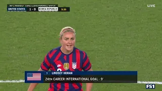 USWNT vs. South Korea (Carli Lloyd's Final USWNT match)