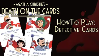 Agatha Christie's Death on the Cards - How to Play - Detective Cards