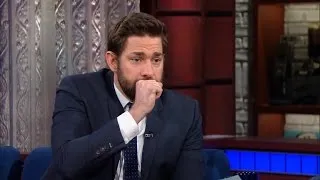 Stephen & John Krasinski Have A Fake Vomit-Off