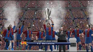 PES 6 - FC Barcelona UEFA CHAMPIONS LEAGUE 2006/07 (Máxima Dificultad)