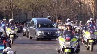 Johnny Hallyday Funeral Procession At La Madeleine Church, In Paris