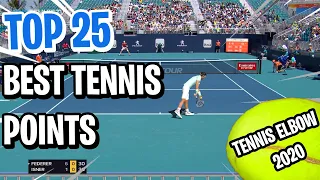 TENNIS ELBOW 2020 - BEST POINTS COMPILATION 🎾 (March 2020)