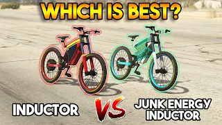 GTA 5 ONLINE : INDUCTOR VS JUNK ENERGY INDUCTOR (WHICH IS BEST BICYCLE?)