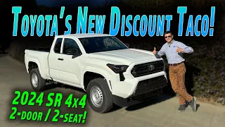 Is Base Best? The 2024 Toyota Tacoma SR XtraCab Is The Best Taco Ever!