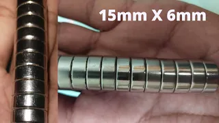 Neodymium Magnet 15mm X 6mm | Free Energy | Tech A1