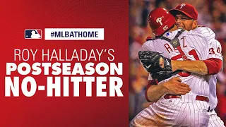 2010 NLDS Game 1 - Phillies vs. Reds (Roy Halladay's Postseason no-hitter) | #MLBAtHome