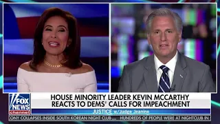 Leader McCarthy on Judge Jeanine: Nancy Pelosi Surrendered to the Socialists