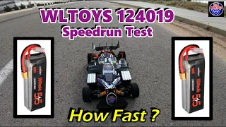 🎦 #120 Uruav 4s Lipo Battery ... Review and Test with Wltoys 124019 ... Top Speed = 194 km/h