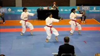 WKF KATA MEXICO PANAMERICANO 2011 KARATE GUADALAJARA