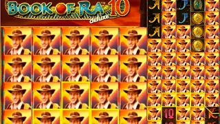 Big Win Free Spin Book of Ra Deluxe 10 Slot by Novomatic!