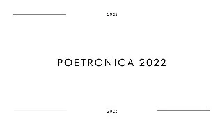 Poetronica 2022