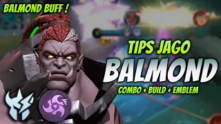 CARA MAIN BALMOND BUFF ! BUILD & EMBLEM BALMOND TERBARU 2023 ! | BALMOND JUNGLER GAMEPLAY