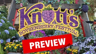 Knott's Boysenberry Festival Preview 2023