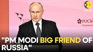 Russian President Putin Hails “Great Friend” Modi and Make in India | Putin Speech LIVE | WION LIVE