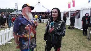 Dani Filth with TOTALROCK at Bloodstock 2021