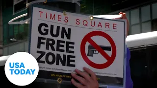 Times Square in New York City now a 'Gun Free Zone' following new law | USA TODAY