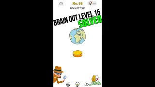 How to solve or pass brain out Level 15 - Do not tap | Brain Out Solved