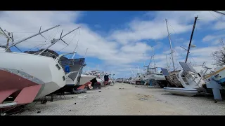 Hurricane Ian 🌀 Damage @ Charlotte Harbor Boat Storage, Safe Cove, Gasparilla Marina, Palm Harbor