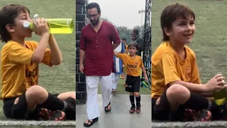 Taimur Ali Khan Spotted Playing Football ⚽ in Ground 💖📸