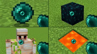 what's inside blocks and mobs ?