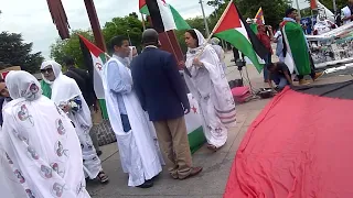 PROFESSOR NKOUNKOU OFFICIAL SECRETARY GENERAL OF UN- WARMELY WELCOMED BY PEOPLE OF SAHRAOUI