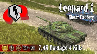 Leopard 1  |  7,4K Damage 4 Kills  |  WoT Blitz Replays