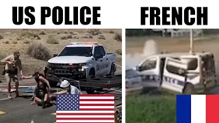 US POLICE vs FRENCH POLICE