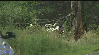 Troopers say deadly Trumbull Co. crash that split car was intentional