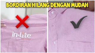 Cara Menghilangkan Bordiran Benang Pada Kain Baju