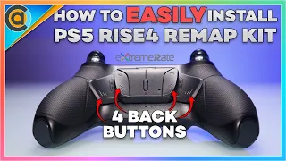 HOW TO install PS5 Rise4 remap kit DualSense. #Extremerate No Soldering. BDM-010 & BDM-020