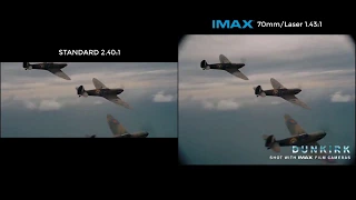 DUNKIRK — IMAX 70mm footage vs Standard footage