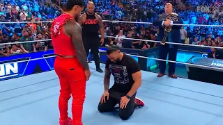 Roman Reigns and Solo Sikoa confronts The Usos (3/3) - WWE SmackDown 7/7/2023