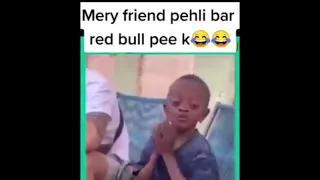 My Friend Drink Redbull First Time | Redbull Funny Video | Tom Bhai