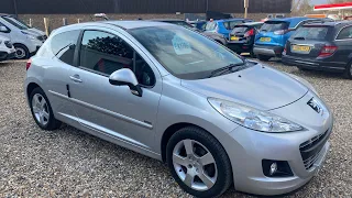 12 12 Peugeot 207 1.6 HDi Sportium Hatchback 3dr Diesel Manual Euro 5 (92 ps)