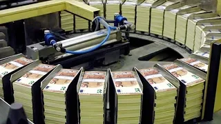 Как печатают Евро банкноты ? Процесс в подробностях Printing € Banknote