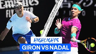 Rafael Nadal breezes past Marcos Giron on Grand Slam return | 2022 Australian Open |Eurosport Tennis