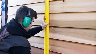 Installing (beautiful) Cedar Weatherboards