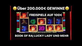 200.000€ JACKPOT 😱Novoline auf 100€ Freispiele Book of Ra Lucky Ladys Charm Faust Lord of the Ocean