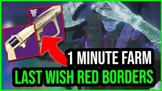 EASY 1 MINUTE Last Wish Red Border Farm Guide Destiny 2 Season of the Deep