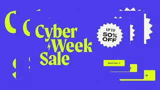After Effects templates. Cyber Week Sale