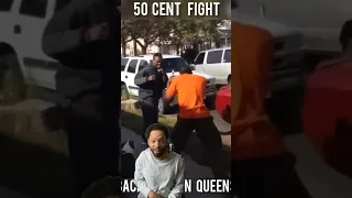 50 CENT back in old Jamaica Queens neighborhood play fighting childhood friends #reactionvideo
