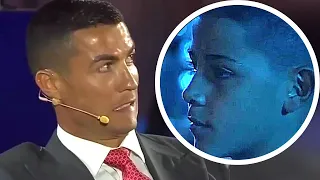 THIS IS WHAT CRISTIANO RONALDO SAID ABOUT CRISTIANO RONALDO JR AT THE GLOBE SOCCER AWARDS (SHOCKING)