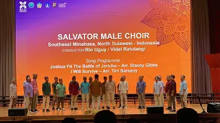 Joshua Fit The Battle pf Jericho , Stacey Gibbs | SALVATOR MALE CHOIR , North Sulawesi Indonesia