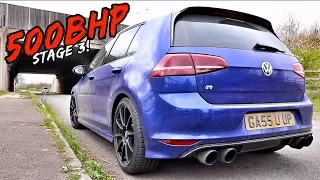 1ST DRIVE IN MY *500BHP LITTCO STAGE 3 VW GOLF R*
