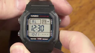 Casio W800H and W96H In Depth Review -- Two Inexpensive Watches Which Do All of the Same Things