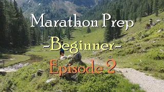 1 week of marathon training| Marathon prep, E2